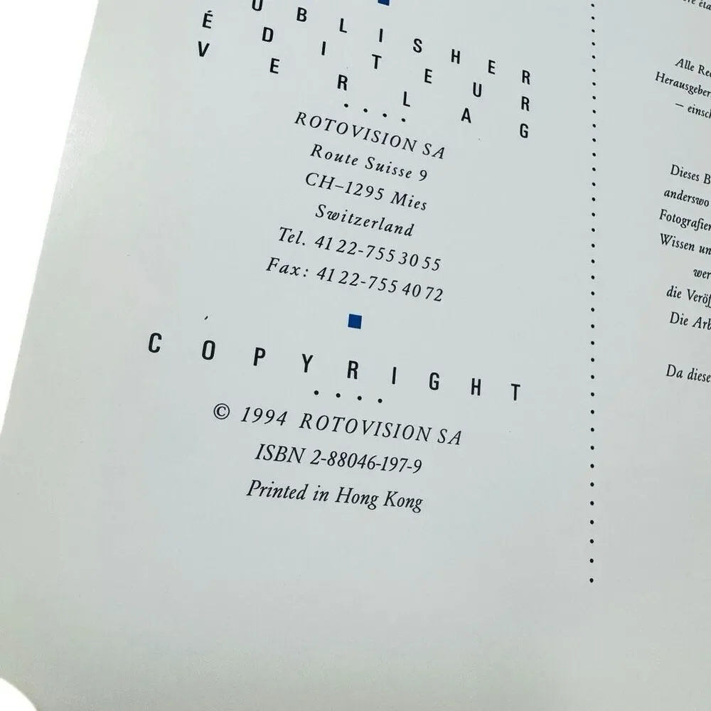 Art Directors Index Photographers 19 ( 1994, Hardback, DJ, ROTOVISION)